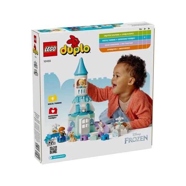 10455 Lego Duplo Anna ve Elsa'nın Karlar Ülkesi Şato Partisi 54 parça +2 yaş Kız Erkek Çocuk Oyuncak - Image 1