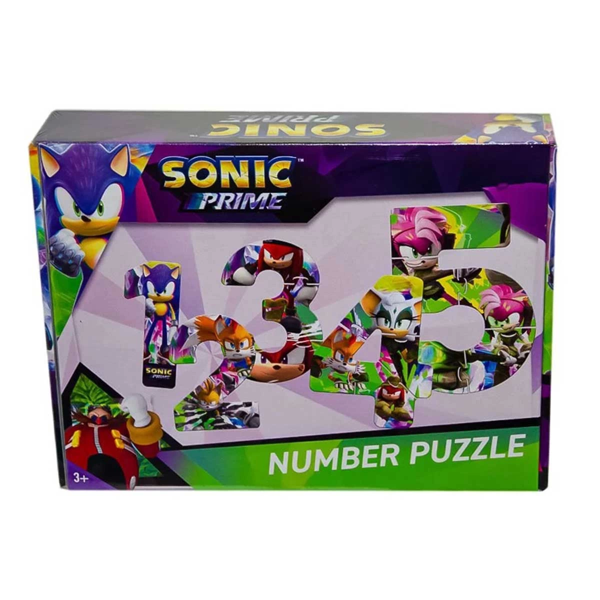 Sonic Numara Puzzle Kız Erkek Çocuk Oyuncak Eğitici Oyuncaklar - Image 1