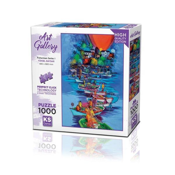 20687 Fishermen Series I 1000 Parça Puzzle -KSPuzzle Kız Erkek Çocuk Oyuncak Eğitici Oyuncaklar - Image 1