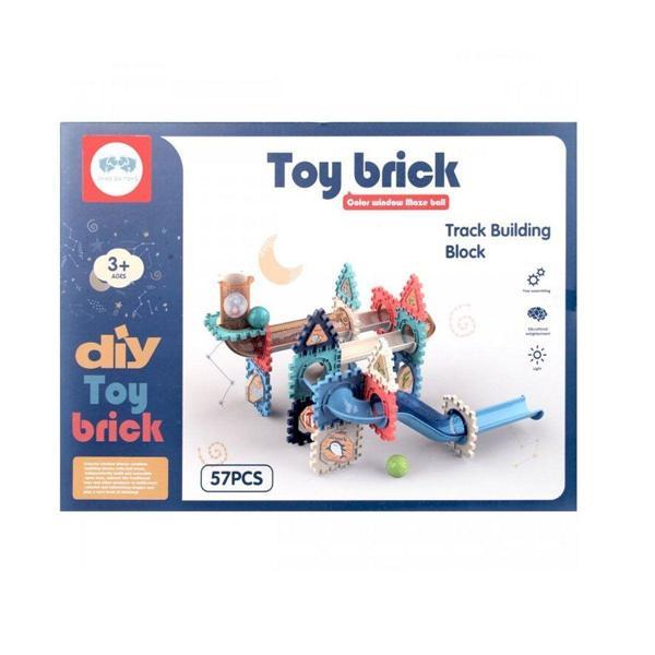 3253 Toy Brick 3D Yapı ve Tasarım Blokları 57 Parça -Sunman Kız Erkek Çocuk Oyuncak Eğitici Oyuncakl - Image 1