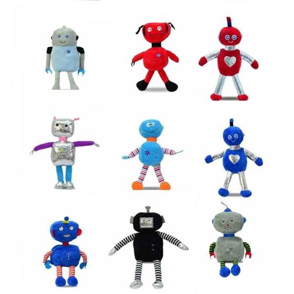 62895 Peluş 35cm Robotlar -1adet stokta olan gönderilir Kız Erkek Çocuk Oyuncak Eğitici Oyuncaklar - Image 1