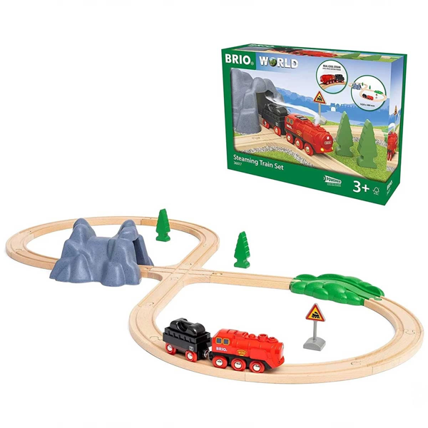 Brio Buharlı Tren Seti 36017 Kız Erkek Çocuk Oyuncak Eğitici Oyuncaklar - Image 1