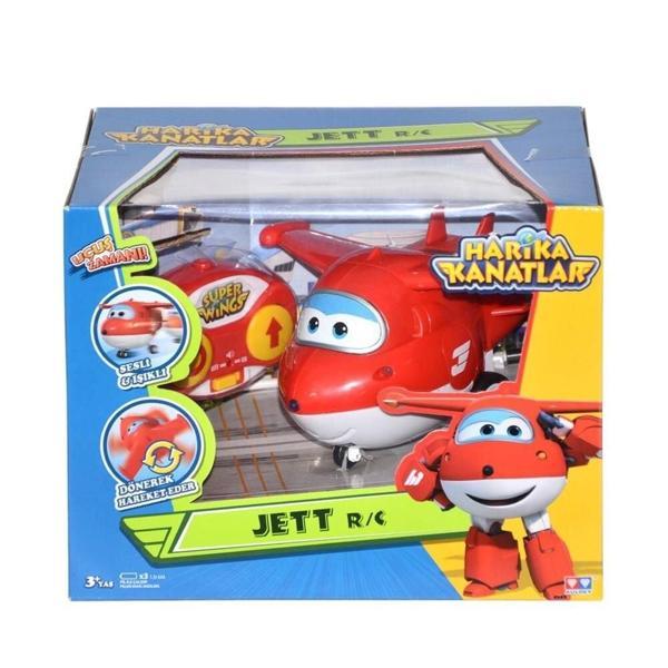 Harika Kanatlar Uzaktan Kumandalı Sesli ve Işıklı Jett Kız Erkek Çocuk Oyuncak Eğitici Oyuncaklar - Image 1