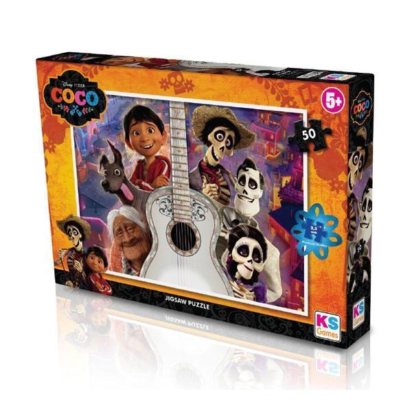 CO 709 Coco Puzzle 50 Parça-KS Games Kız Erkek Çocuk Oyuncak Eğitici Oyuncaklar - Image 1