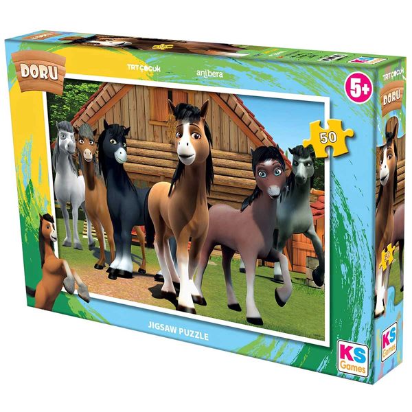 KS Games Doru 50 Parça Puzzle Kız Erkek Çocuk Oyuncak Eğitici Oyuncaklar - Image 1