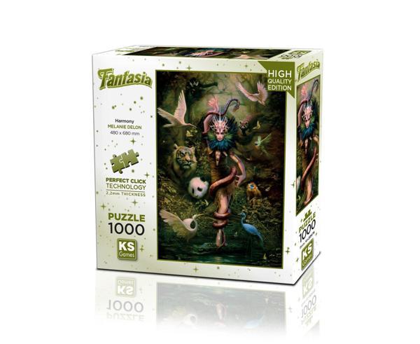 KS Puzzle 1000 Parça Melanie Delon Harmony Kız Erkek Çocuk Oyuncak Eğitici Oyuncaklar - Image 1