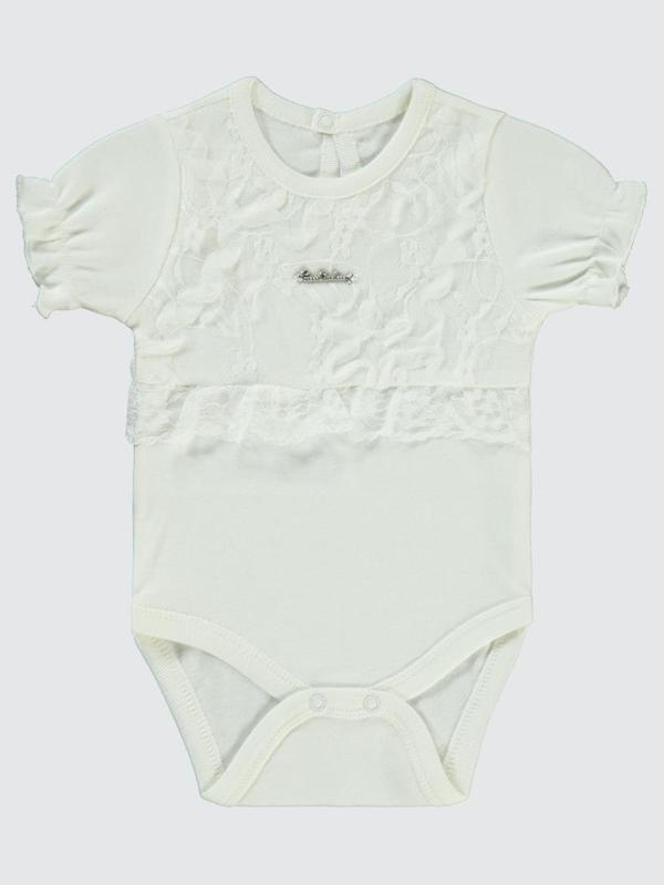 Pierre Cardin 0-9 Ay Çıtçıtlı Badi - Ekru1-3 Ay - Image 1