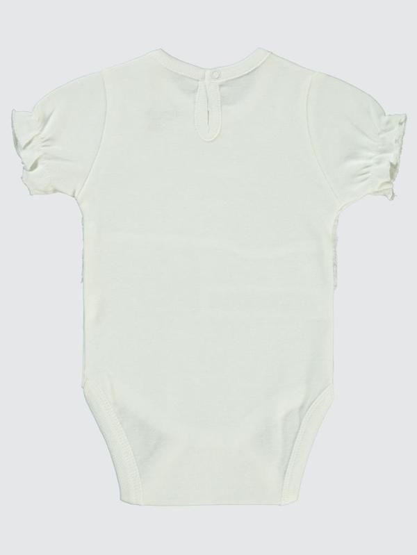 Pierre Cardin 0-9 Ay Çıtçıtlı Badi - Ekru9-12 Ay - Image 1