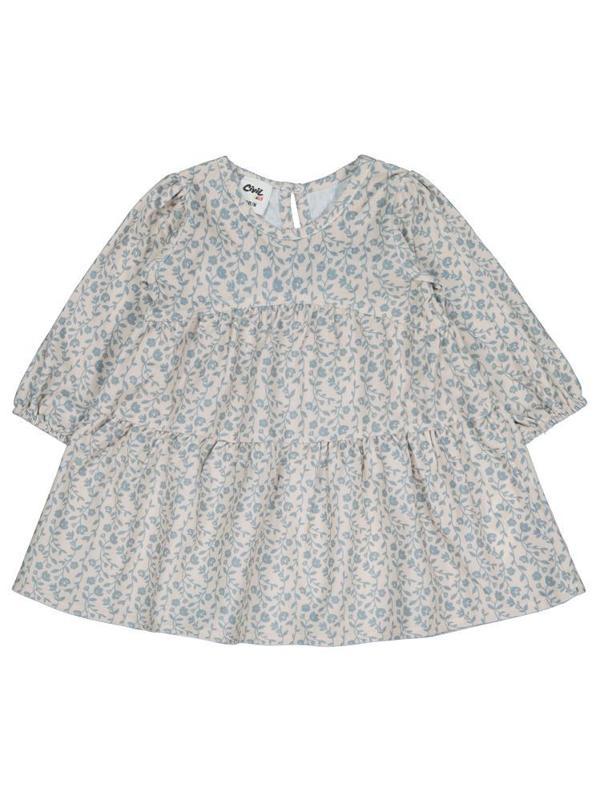 Civil Baby Çiçek Baskılı 6-18 Ay Elbise - Mavi18-24 Ay - Image 1