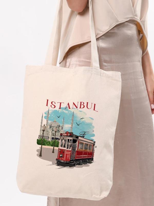 Bagg İstanbul Tramway Baskılı Bez Çanta - StandartStandart - Image 1
