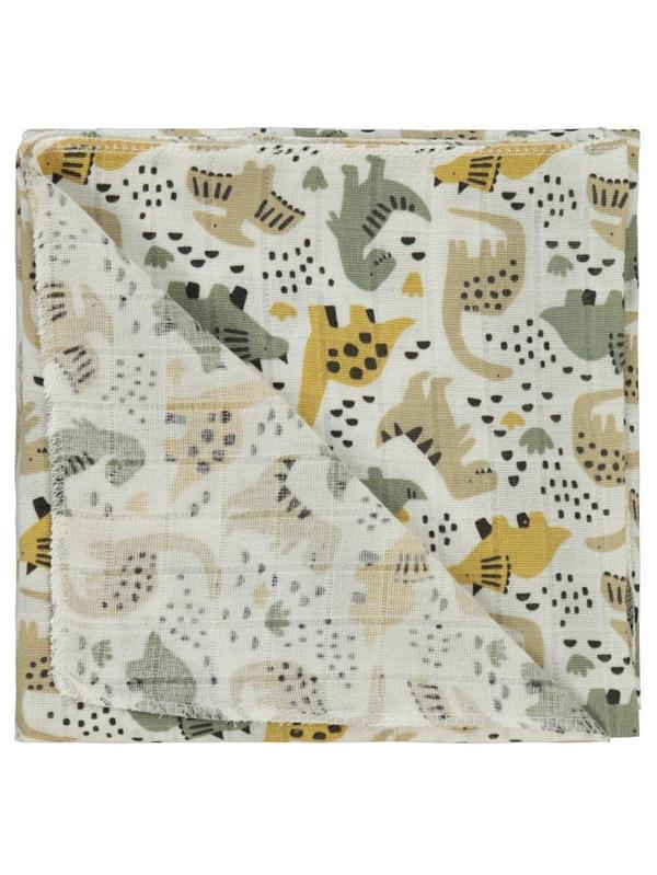 Civil Baby Dinazor Empirme 75X75Cm Battaniye - EkruStandart - Image 1