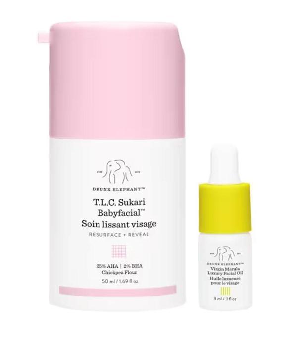 Drunk Elephant T.L.C. Sukari Babyfacial - Yüz Maskesi 50 + 3 ML  - Image 1