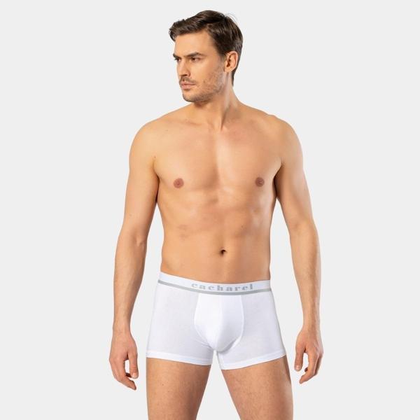 Cacharel Erkek Likralı Boxer 1317/Beyaz - Image 1