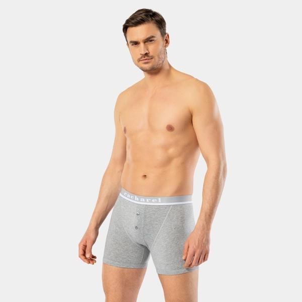 Cacharel Erkek Düğmeli Boxer 1313/Gri - Image 1