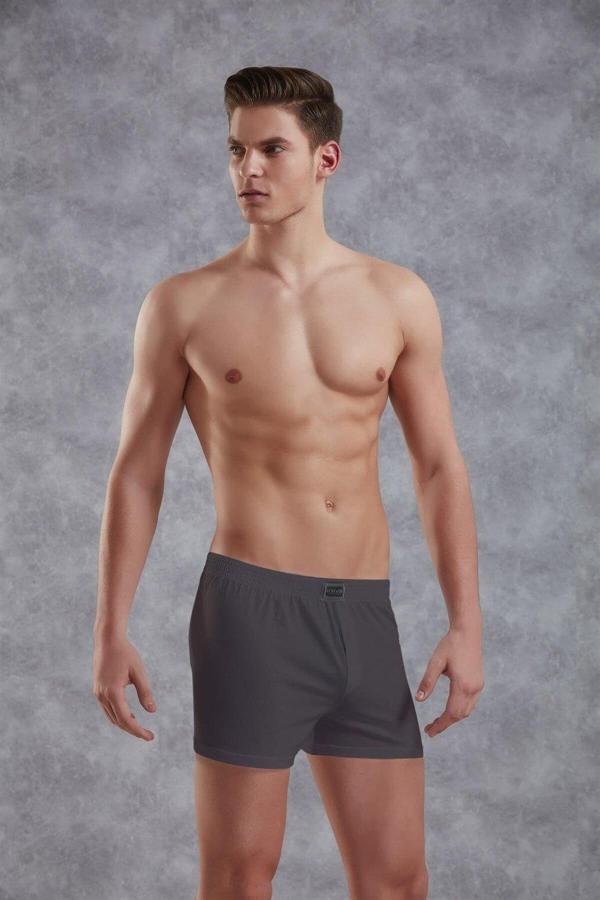 Doreanse Füme Erkek Pamuk Düğmeli Normal Paça Boxer 1511 - Image 1