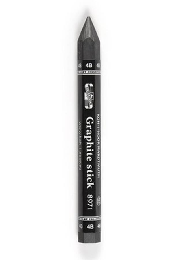 Jumbo Graphite Stick 4B 1 Adet Agaçsız Kalın Grafit Füzen Kömür Kalem Karakalem - Image 1