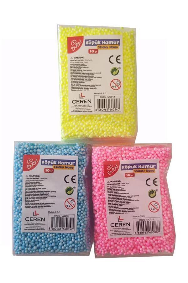 Köpük Hamur 5 Renk 5 Gr 1 Paket Kurumayan Köpük Oyun Hamuru Hafif Yumuşak Hamur Okul Öncesi Anasınıfı Kreş Etkinlikleri - Image 1