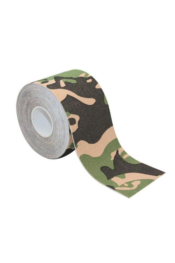 Restpro Yeşil Kamuflaj Kinesioband 5Cm X 5M, Anti Alerjik Sporcu Bandı 2 Adet - Image 1