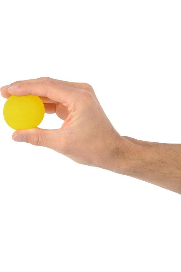 Fizyo Malzeme Mvs Yuvarlak El Egzersiz Topu Sarı (En Hafif) - Image 1