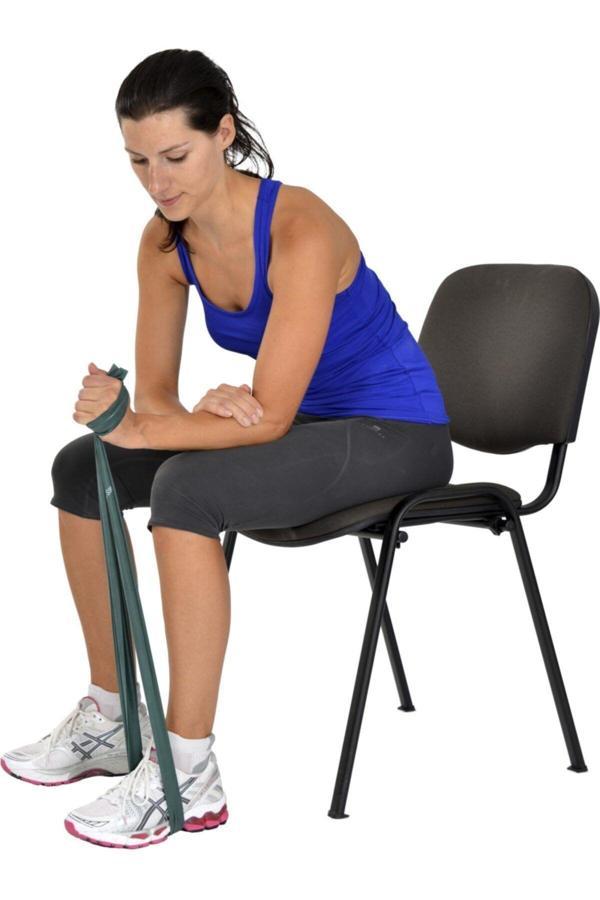 Maxi Pilates Yoga Egzersiz Bandı Theraband Yeşil Renk 1.5 M - Image 1