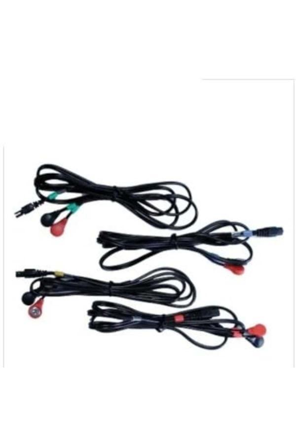 Medikalcim Compex Tens Ems Cihazı Kablo 4 Adet Çıtçıtlı Kablosu - Image 1