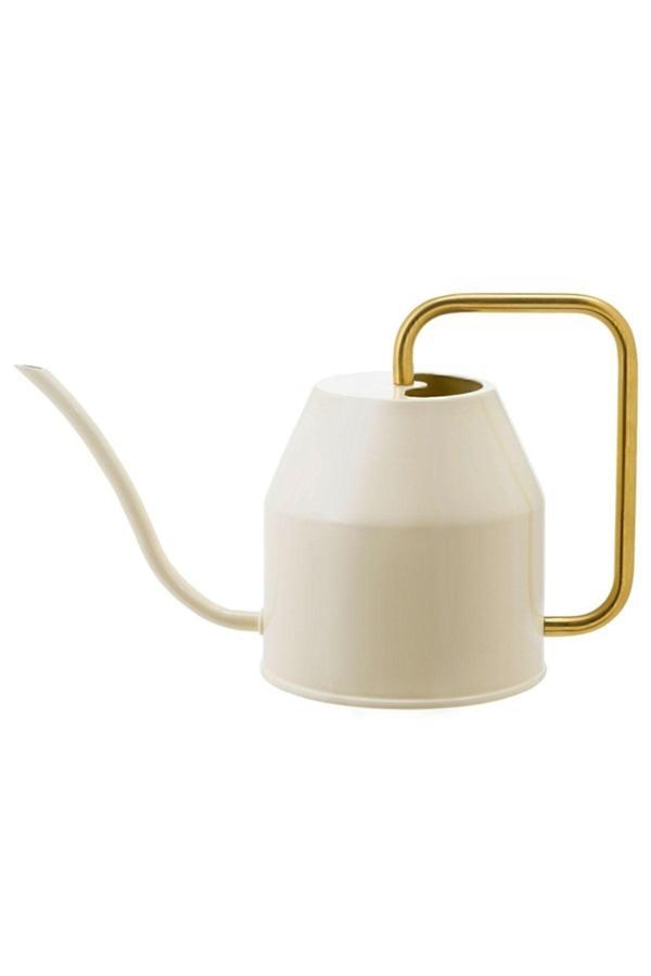 Ikea Çiçek Bitki Sulama Kabı, Krem - Altın Rengi, 0,9 Lt - Image 1