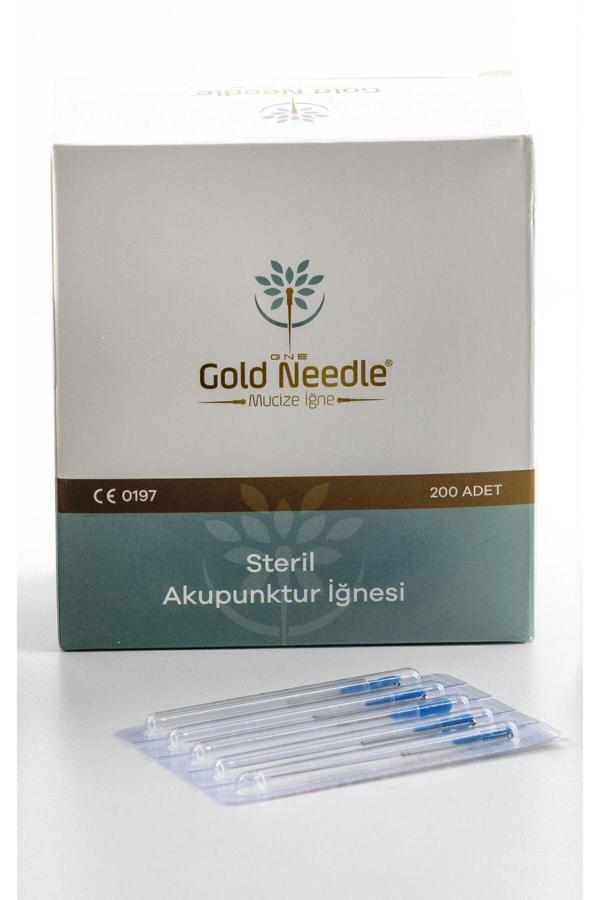 Gold Needle Fizyomalzemeleri Steril Akupunktur İğne 0,25X30Mm 200 Adet - Image 1