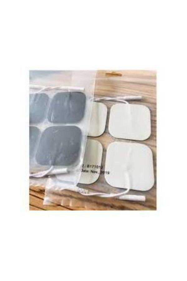Kfchome Tens Pedi Elektrodu 5X5 Cm (Kare) 4'Lü 10 Paket (Pakette 40 Adet) - Image 1