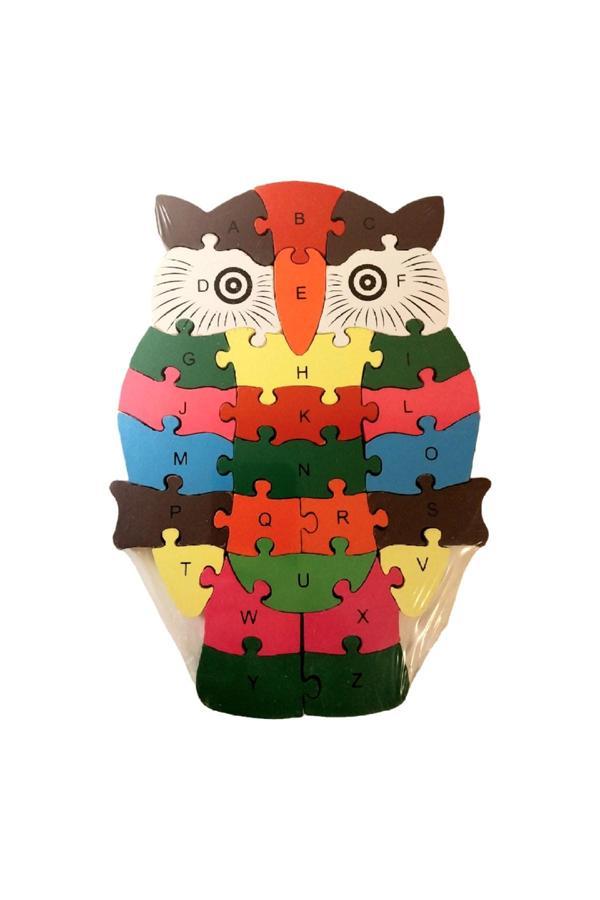 Bak Gel Al Harfleri Ve Sayıları Öğreniyorum Eğitici Baykuş Puzzle - Image 1