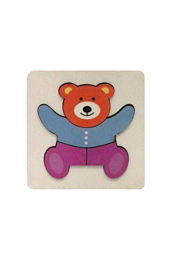 Bak Gel Al Mini Ahşap Ayı Puzzle - Image 1