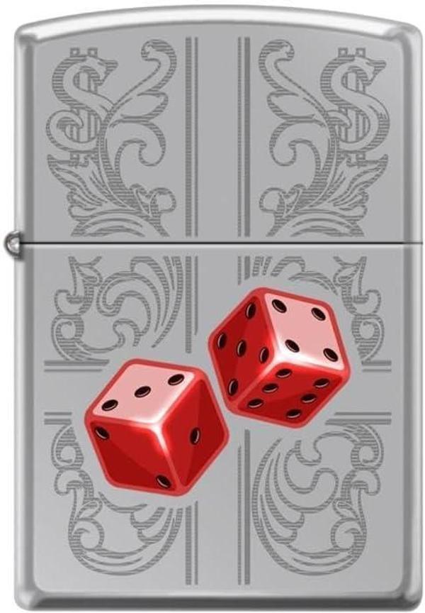 Zippo Dazzling Red Dice Dizayn Çakmak - Image 1