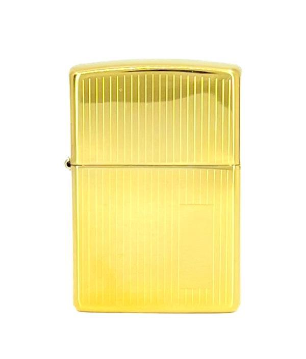 Zippo Engine Turned High Polish Brass Dizayn Çakmak - Image 1
