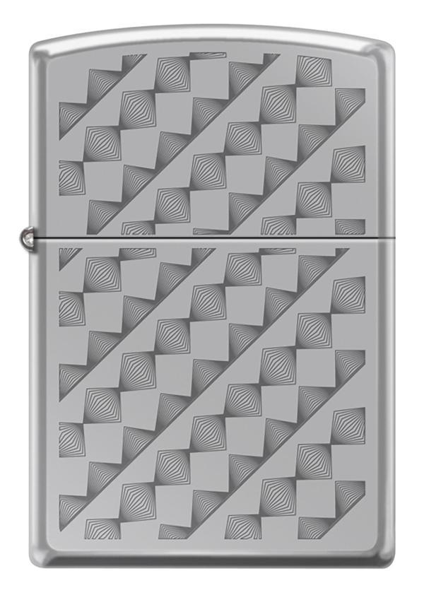 Zippo Triangles And Diamonds Dizayn Çakmak - Image 1