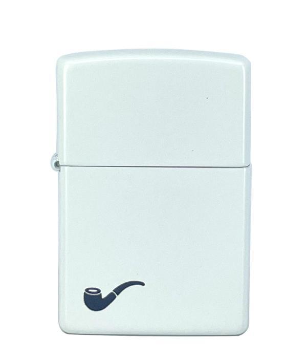 Zippo Pipo White Matte Dizayn Pipo Çakmağı - Image 1