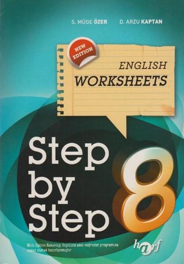 Step by Step English Worksheets 8 - Harf Eğitim Yayıncılık - Image 1