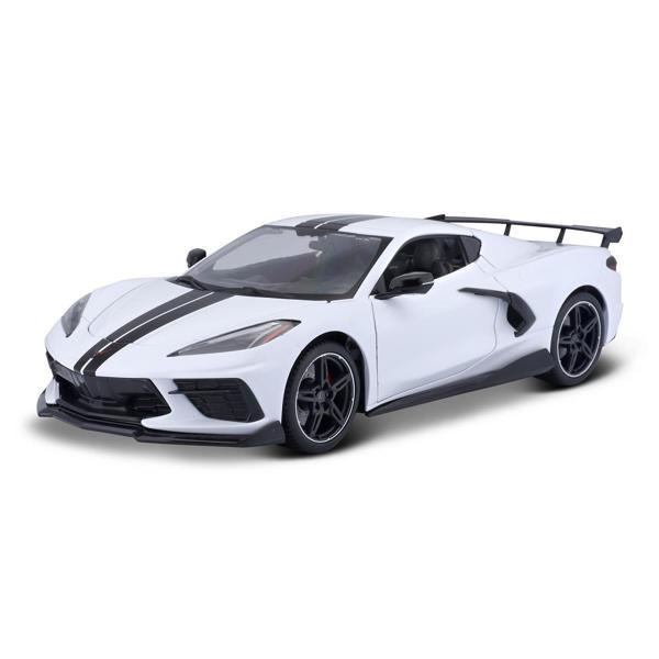 1:18 2020 Chevrolet Corvette Stingray Coupe 31455 - Beyaz - Image 1