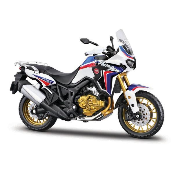 1:18 Honda Africa Twin DCT Model Motor Beyaz 39030-01 - Image 1