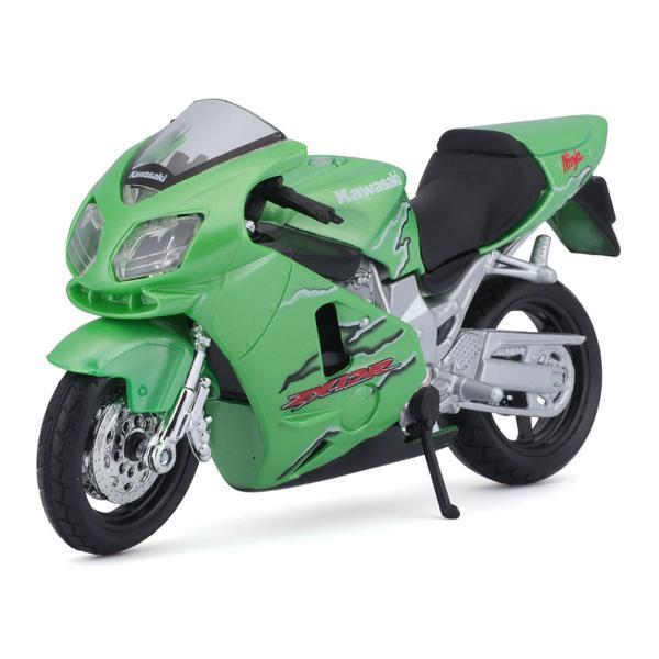 1:18 Kawasaki Ninja ZX-12R Model Motor Metalik Yeşil 31300 - Image 1