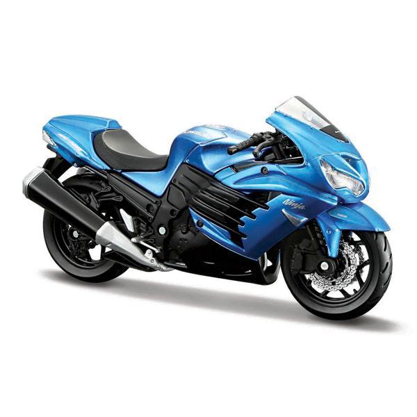 1:18 Kawasaki Ninja ZX-14R Model Motor - Mavi 39025-03 - Image 1