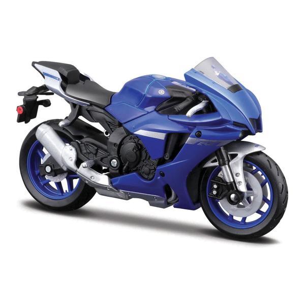 1:18 Yamaha YZF-R1 2021 Model Motor Mavi 31300 - Image 1