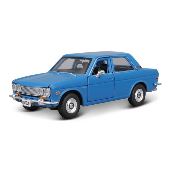 1:24 1971 Model Datsun 510 Model Araba 31518 - Mavi - Image 1