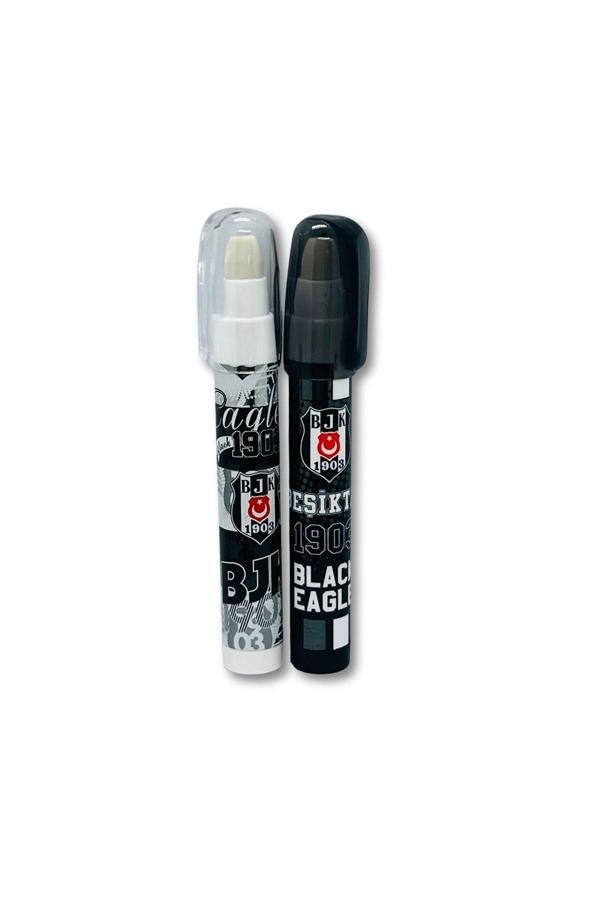 Bak Gel Al Beşiktaş Bjk 1903 Lisanslı Silgi - Kara Kartal Okul, Ofis, Hediye, Taraftar Kırtasiye Siyah Beyaz - Image 1