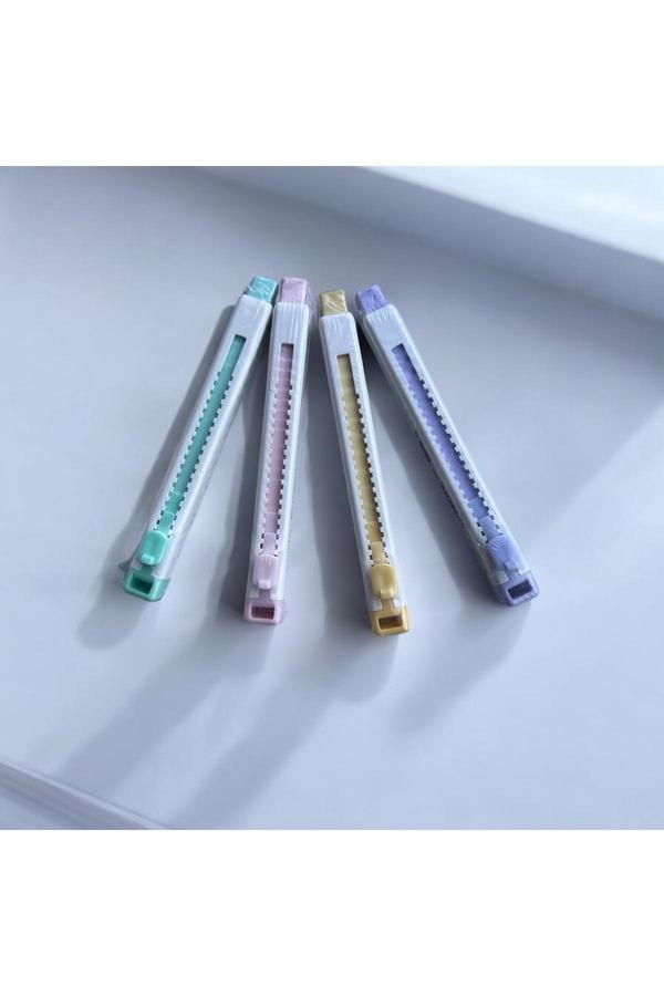 Bak Gel Al Maket Bıçağı Şeklinde Silgi - Pastel Renkli Eğlenceli Ve Kullanışlı Tasarımlı Silgi - Image 1