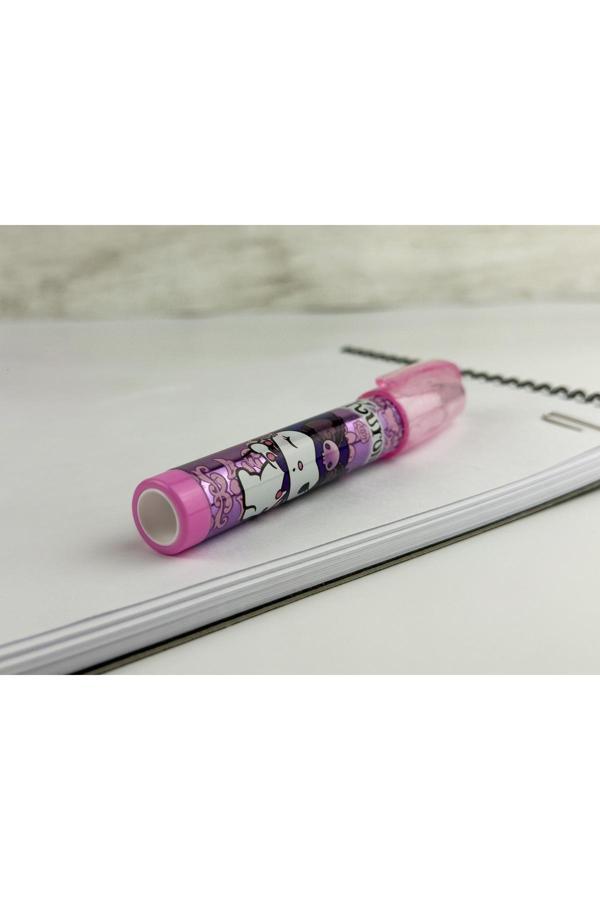 Bak Gel Al Hello Kitty & Kuromi Lisanslı Roket Silgi – Okul Kırtasiye Çantası İçin Ruj Şeklinde Kalem Silgi, - Image 1