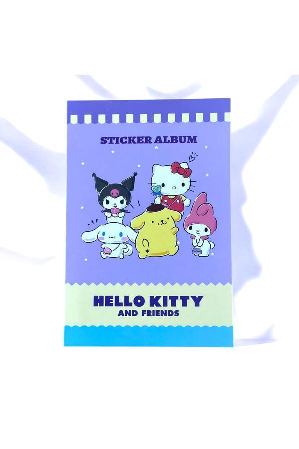 Bak Gel Al Mor Kapak Hello Kitty Sticker Albümü → Hello Kitty Ve Dostları Sticker Defteri - Arkadaşlık Temalı K - Image 1