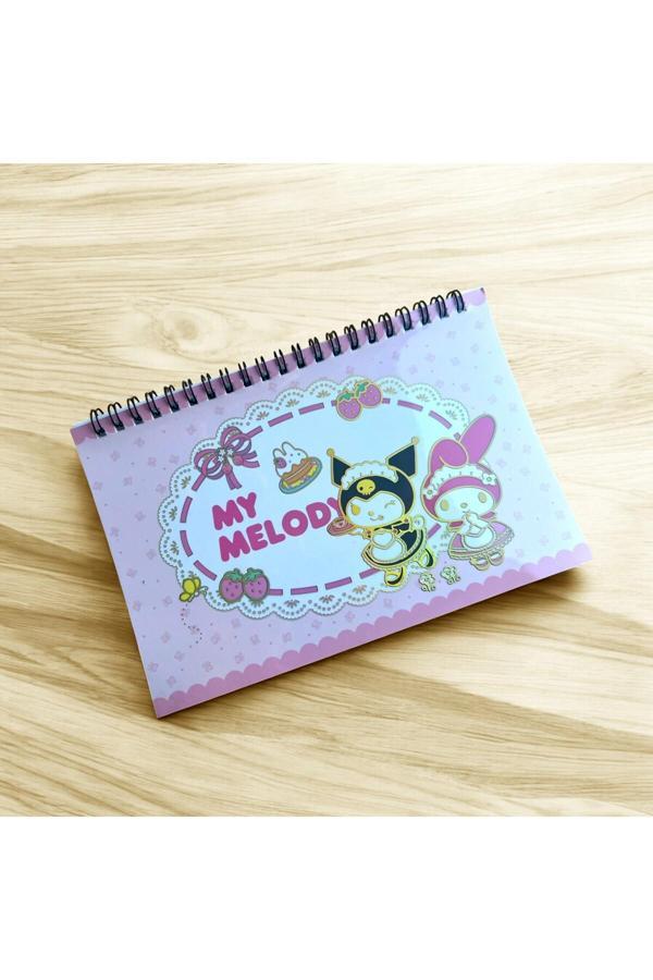 Bak Gel Al My Melody Ve Kuromi Sticker Defteri Albümü -Sevimli Ve Eğlenceli Koleksiyon Tutkusu - Image 1