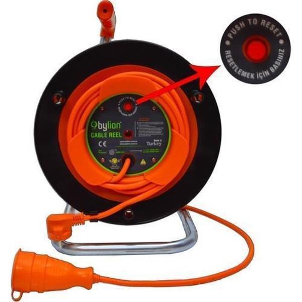 Bylion Seyyar Makaralı Uzatma Bahçe Tipi 3x1,5mm  35mt - Image 1