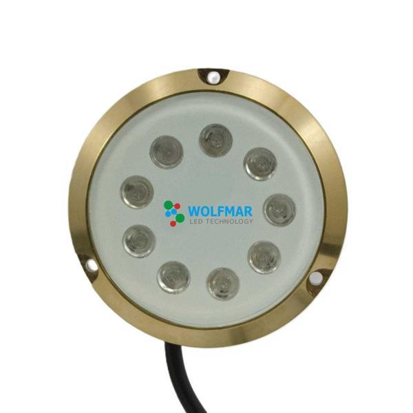 Wolfmar Bronz Su Altı Lambası 40w 9-30v  Mavi - Image 1