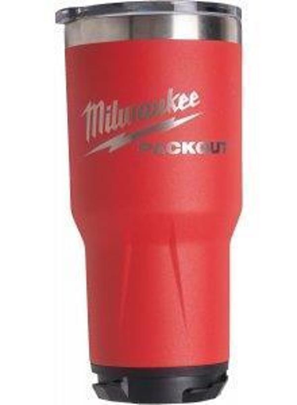 Milwaukee Packout Kırmızı Matara Bardak 887ml - Image 1