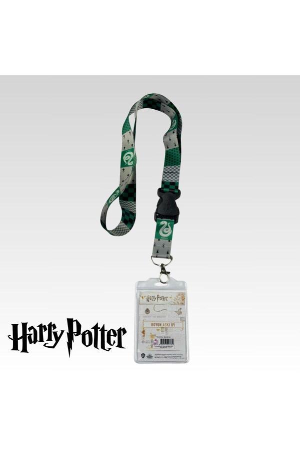 Bak Gel Al Harry Potter Slytherin Deseni Lisanslı Boyun Askı İpi, Hogwarts Lanyard Seti, - Image 1